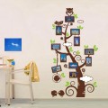 Family Photo Frame Tree, Owl and Birds Wall Sticker